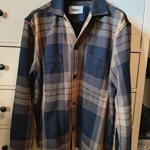 Minimum large plaid overshirt/shacket